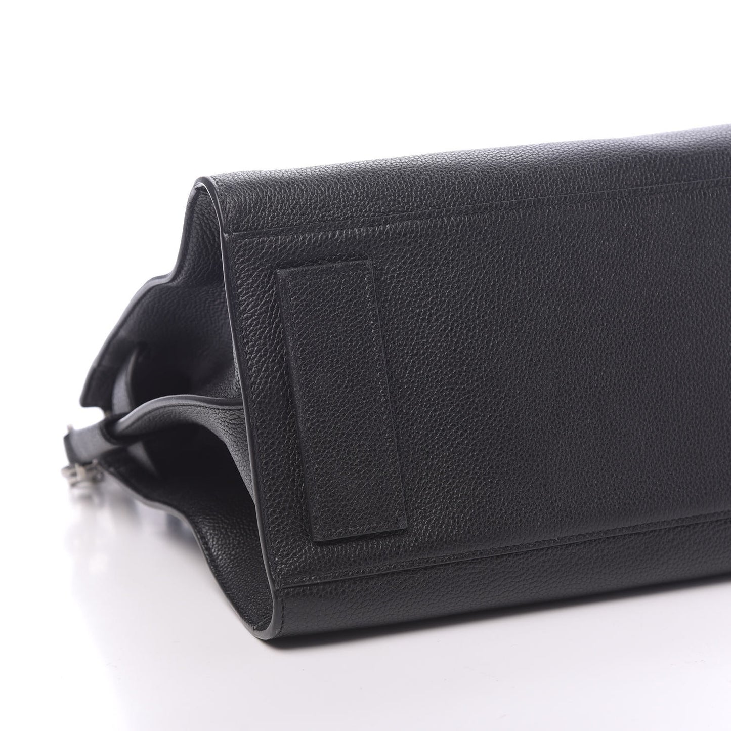 Grained Calfskin Small Supple Sac De Jour Duffle Black