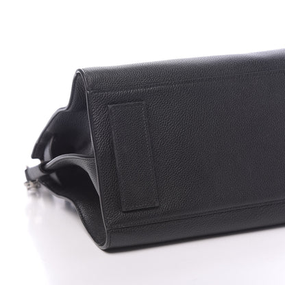 Saint Laurent Grained Calfskin Small Supple Sac De Jour Duffle Black 8 of 9
