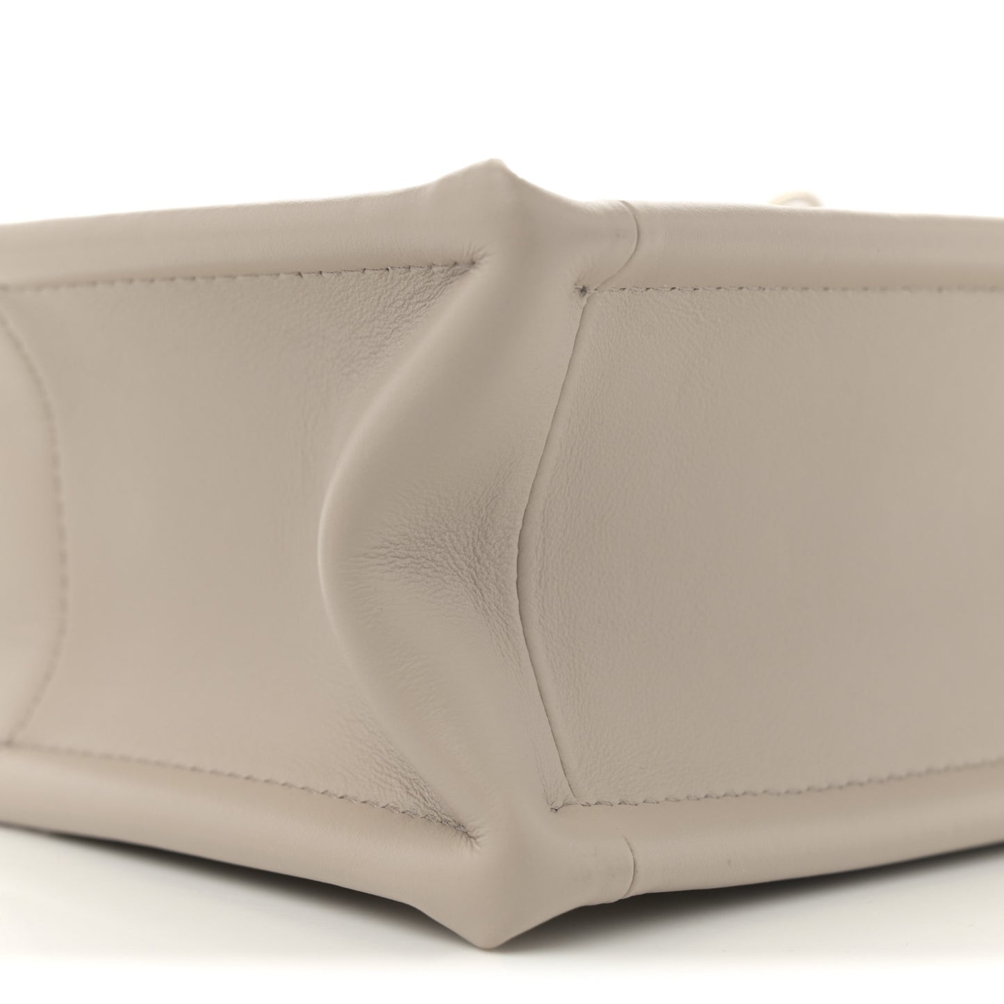 Calfskin Macrocannage Mini Book Tote Desert Taupe