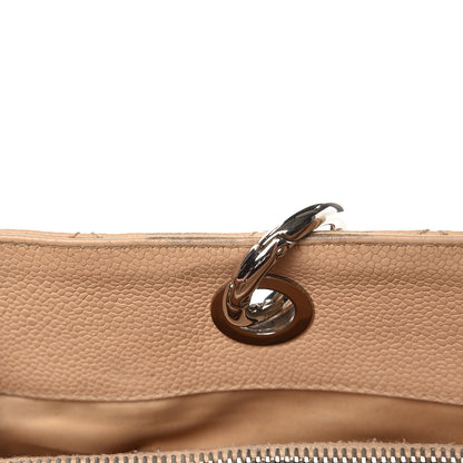 Chanel Caviar Quilted Grand Shopping Tote GST Beige 12 of 15