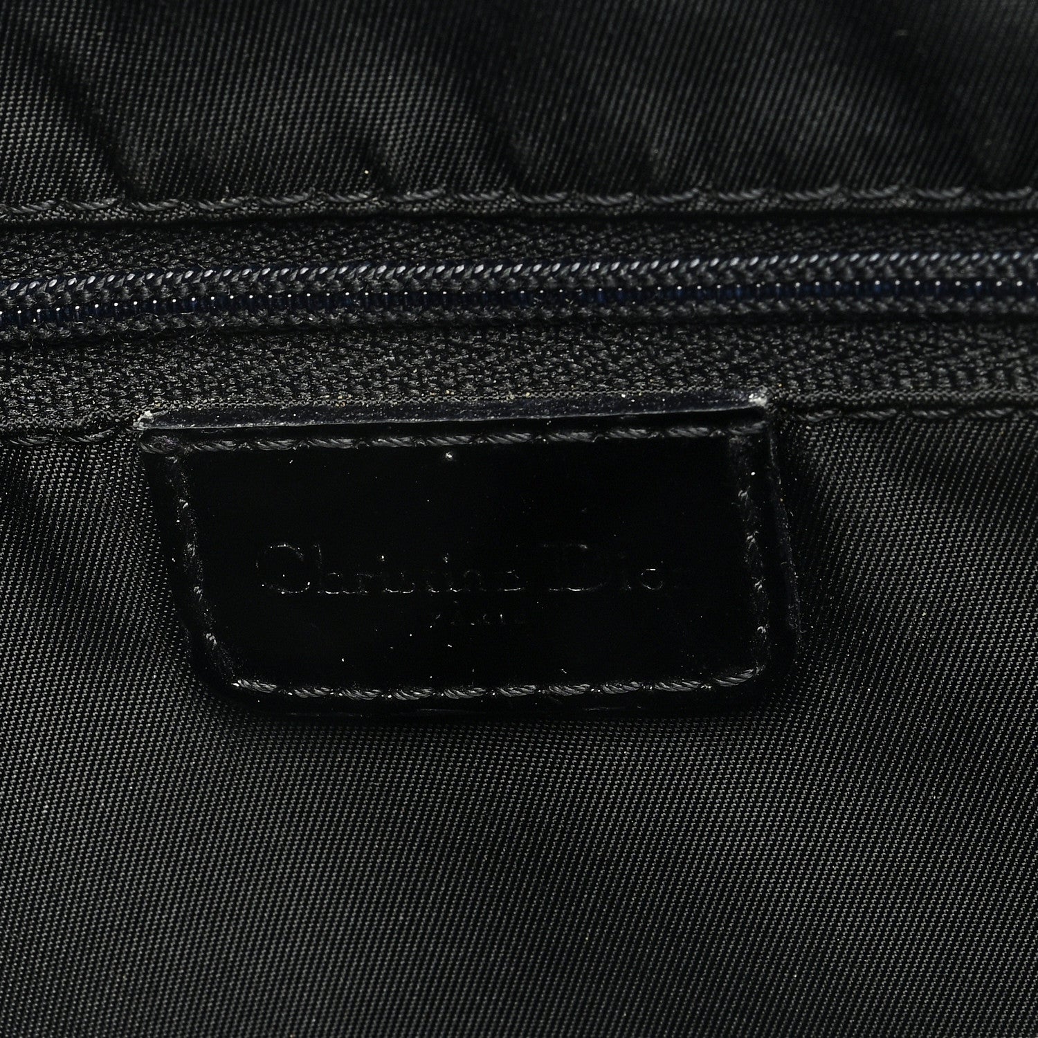 Christian Dior Monogram Patent Hobo Black 6 of 13