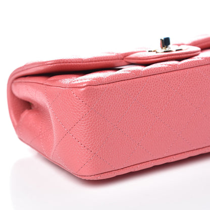 Chanel Iridescent Caviar Quilted Mini Rectangular Flap Pink 8 of 9