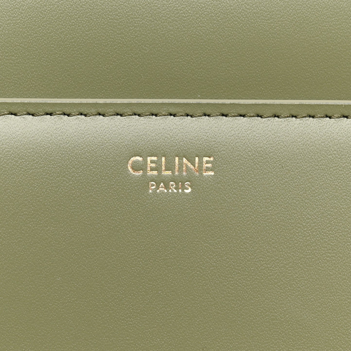 Satinated Calfskin Medium 16 Top Handle Bag Sage