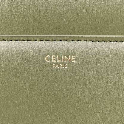 Celine Satinated Calfskin Medium 16 Top Handle Bag Sage 7 of 13