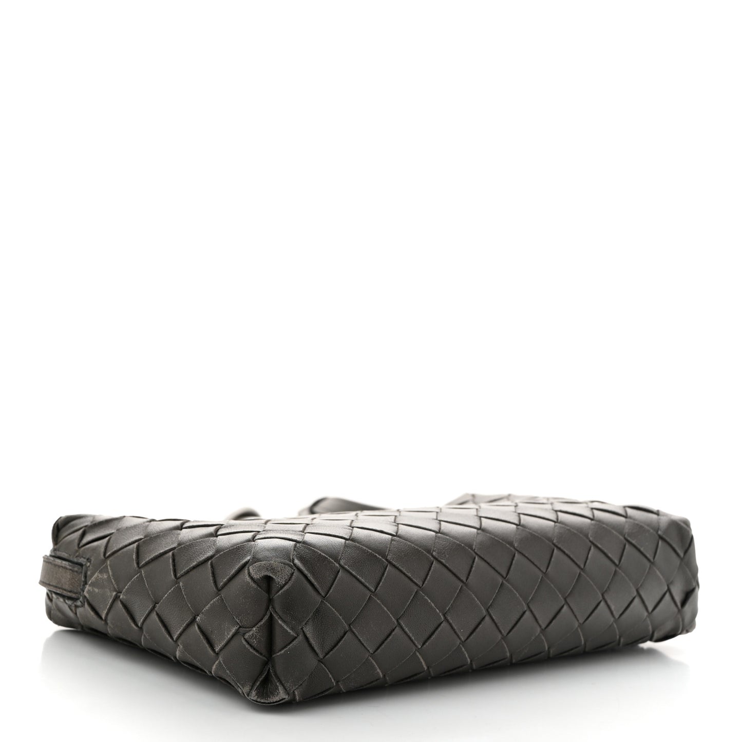 Nappa Intrecciato Crossbody Light Graphite