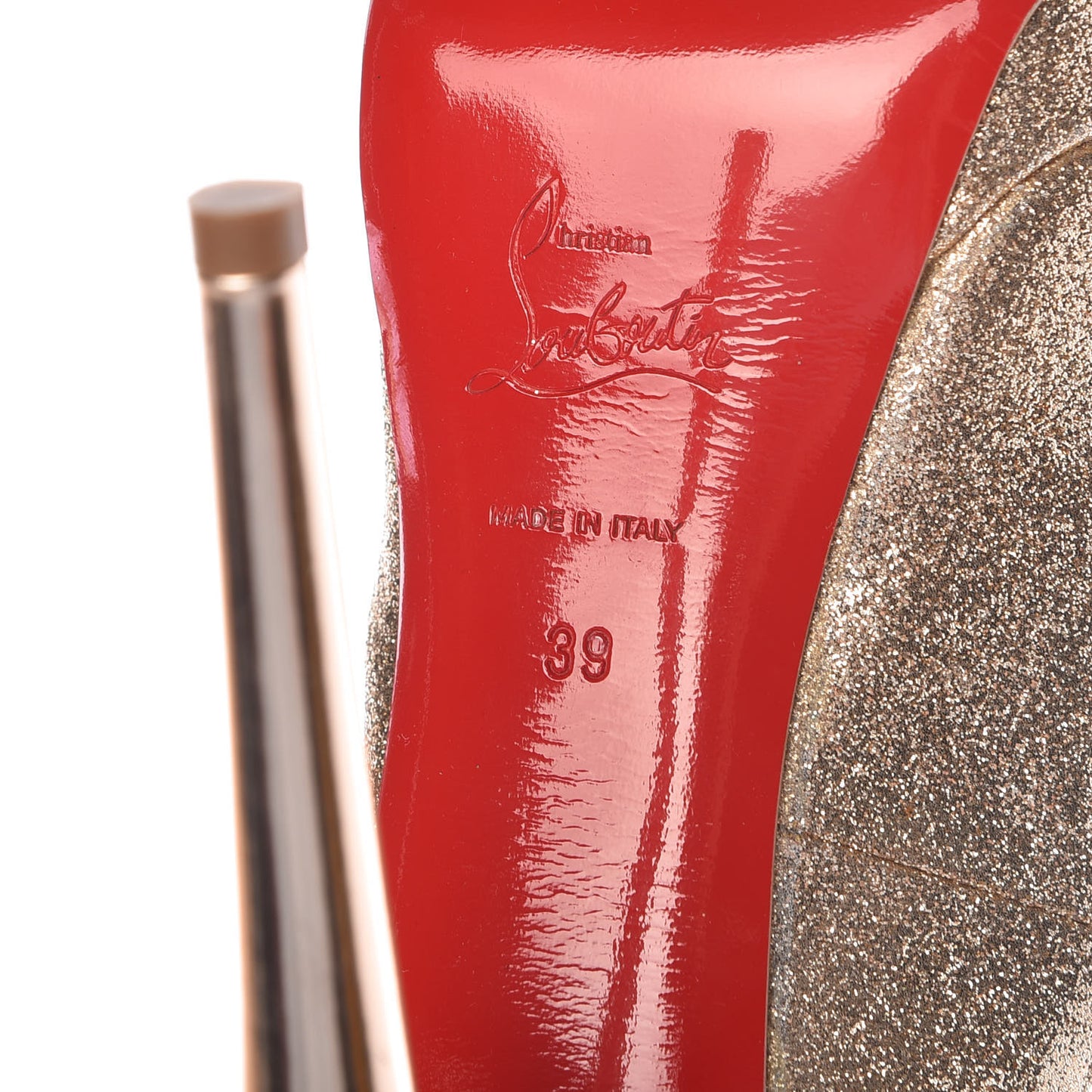 Glitter Palais Royal Sling 140 Pumps 39 Poudre
