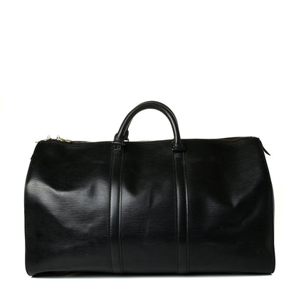 Louis Vuitton Epi Keepall 50 Black 1 of 8