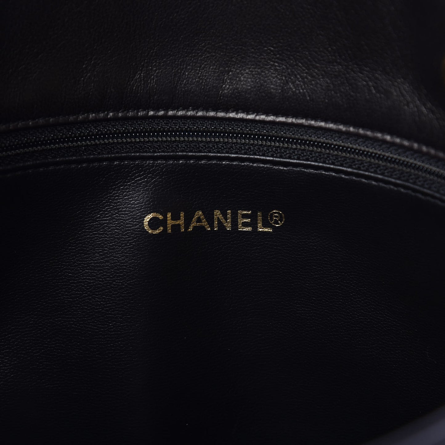 Lambskin Flap Shoulder Bag Black