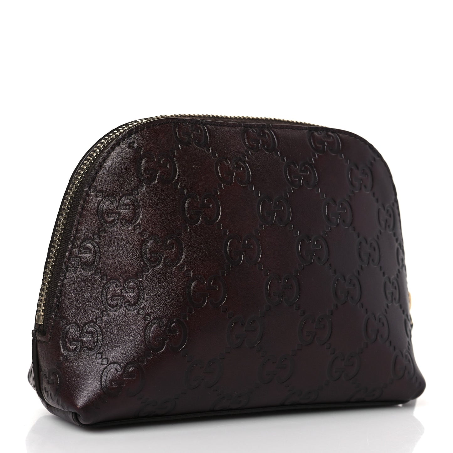 Guccissima Cosmetic Case Dark Brown
