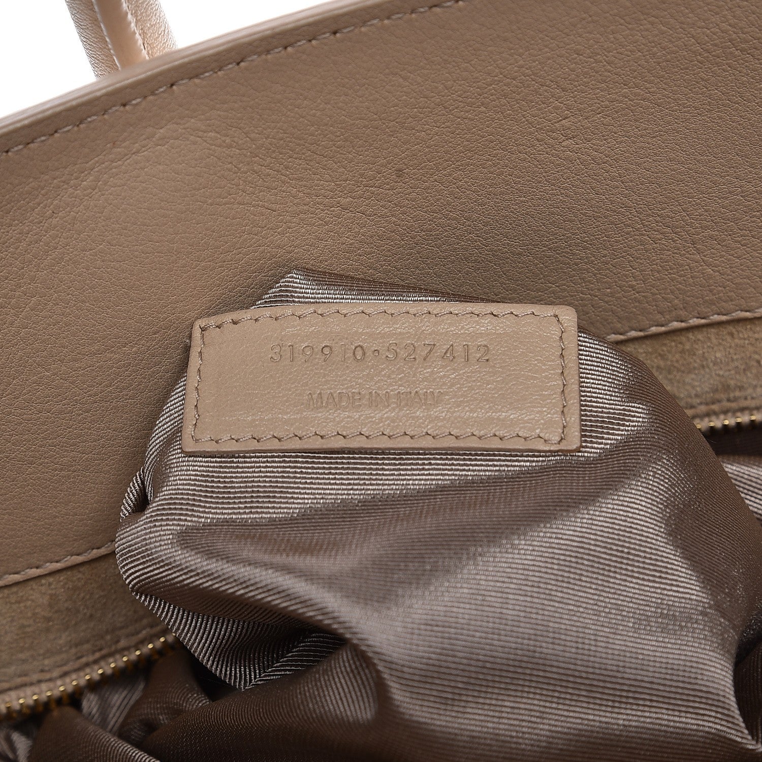 Saint Laurent Calfskin Large Sac de Jour Carryall Beige 7 of 14