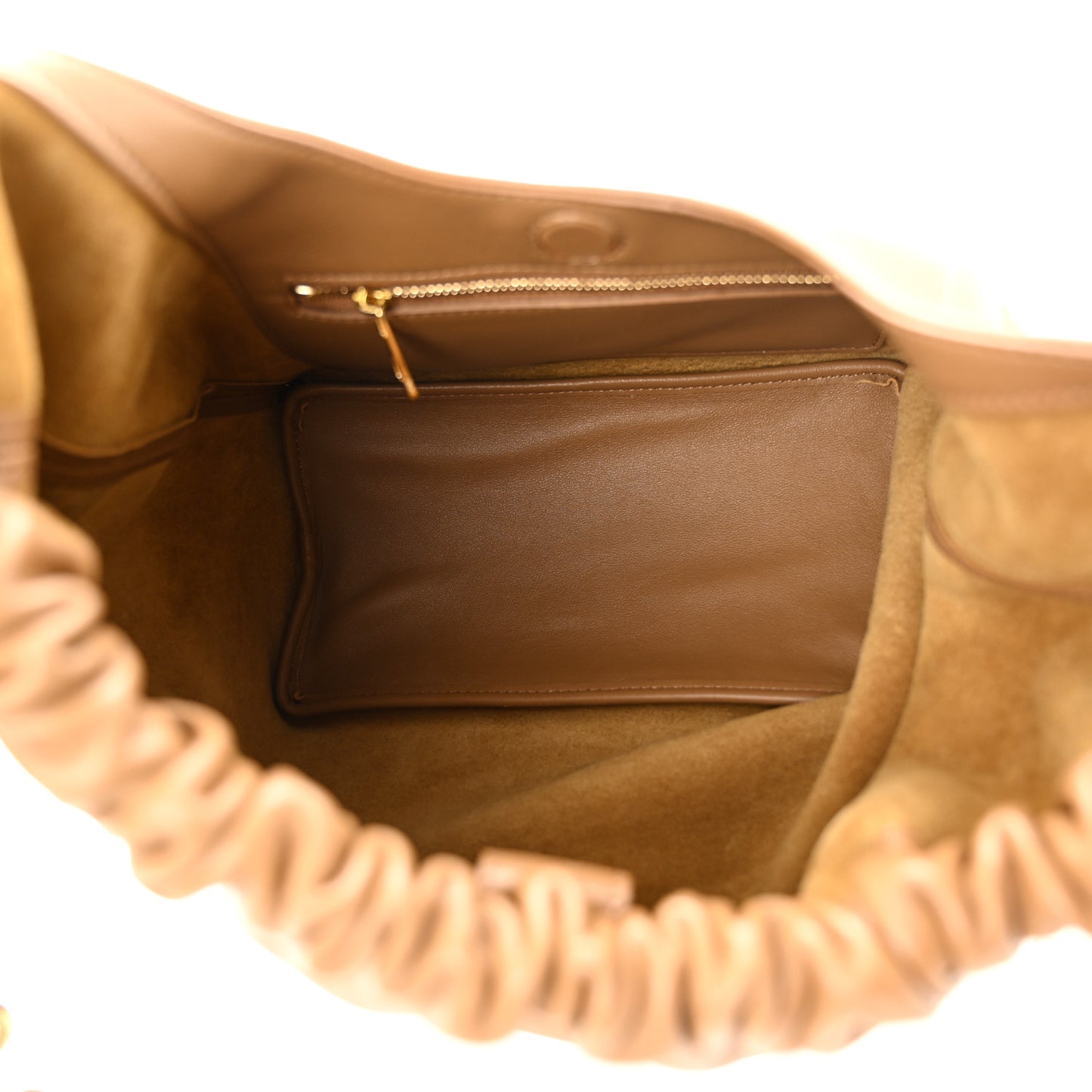 Nappa Small Squeeze Bag Oak