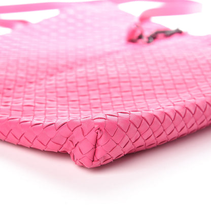 Bottega Veneta Nappa Intrecciato Fold Over Tote Rosa Shock 5 of 9