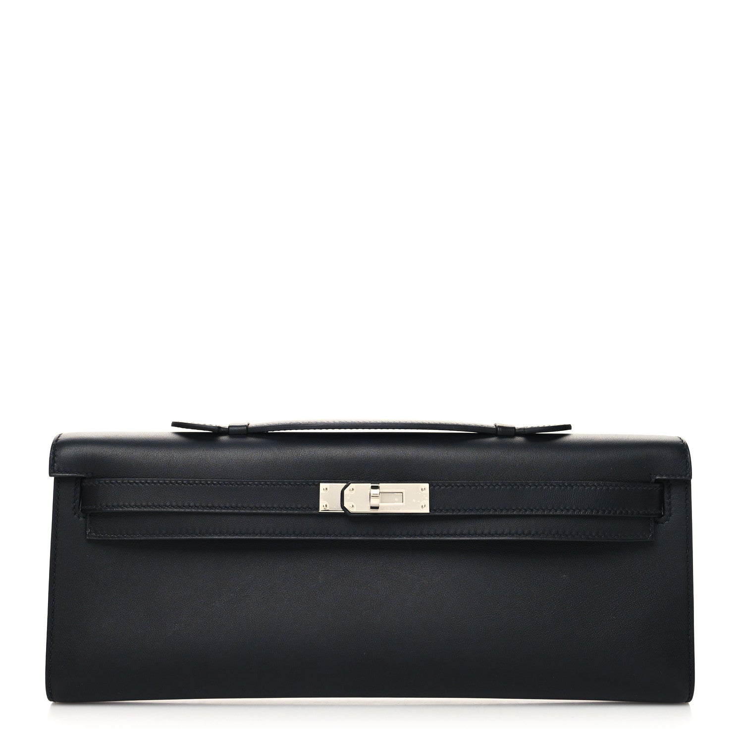 Hermes Swift Kelly Cut Clutch Pochette Black 1 of 10