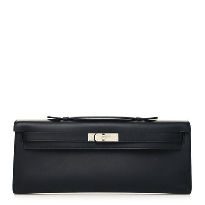 Hermes Swift Kelly Cut Clutch Pochette Black 1 of 10