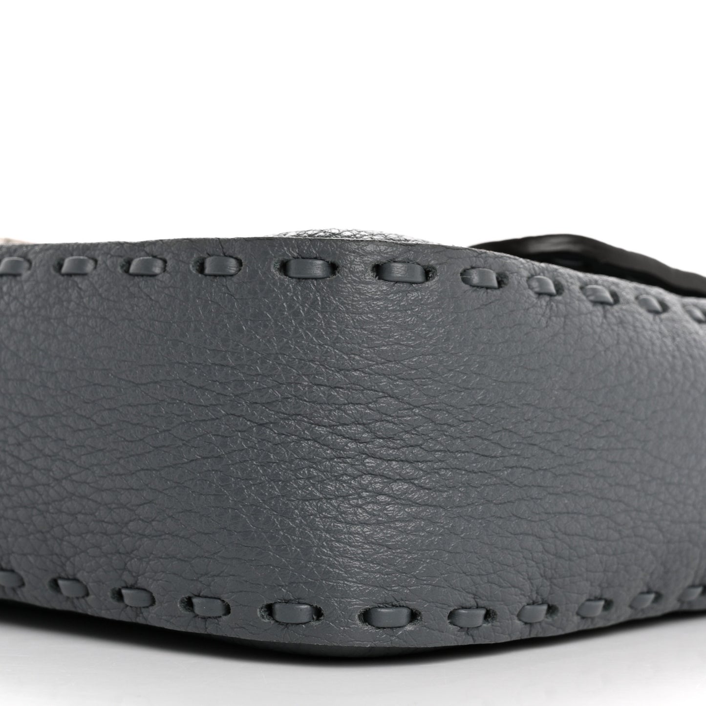 Cuoio Roma Sellerissima Nappa Sintetica Tape Stitch Mini Baguette Tempesta
