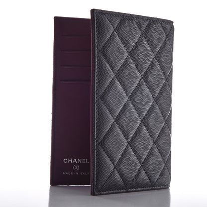 Chanel Caviar Quilted Passport Holder Black 3 of 8