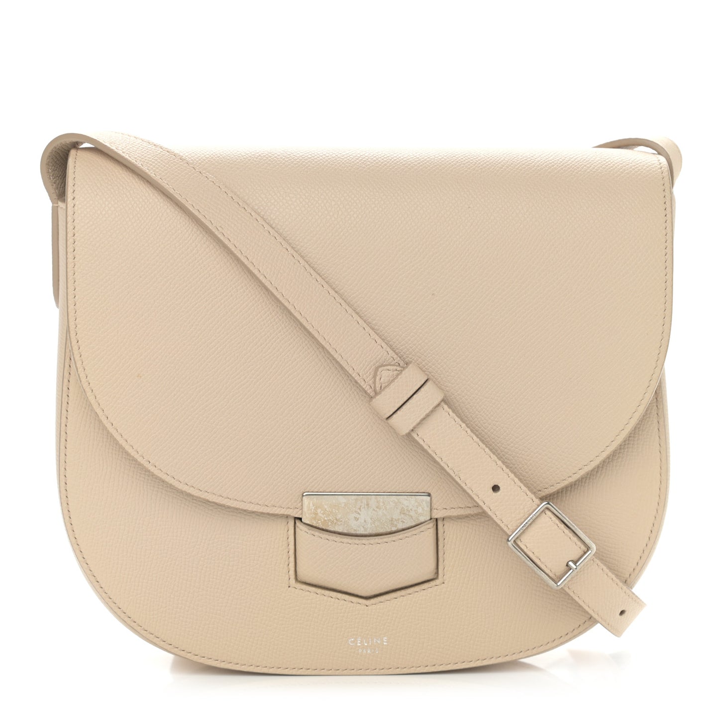 Grained Calfskin Medium Trotteur Ballerina