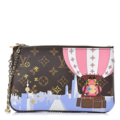 Louis Vuitton Monogram 2019 Christmas Animation Double Zip Pochette 1 of 10