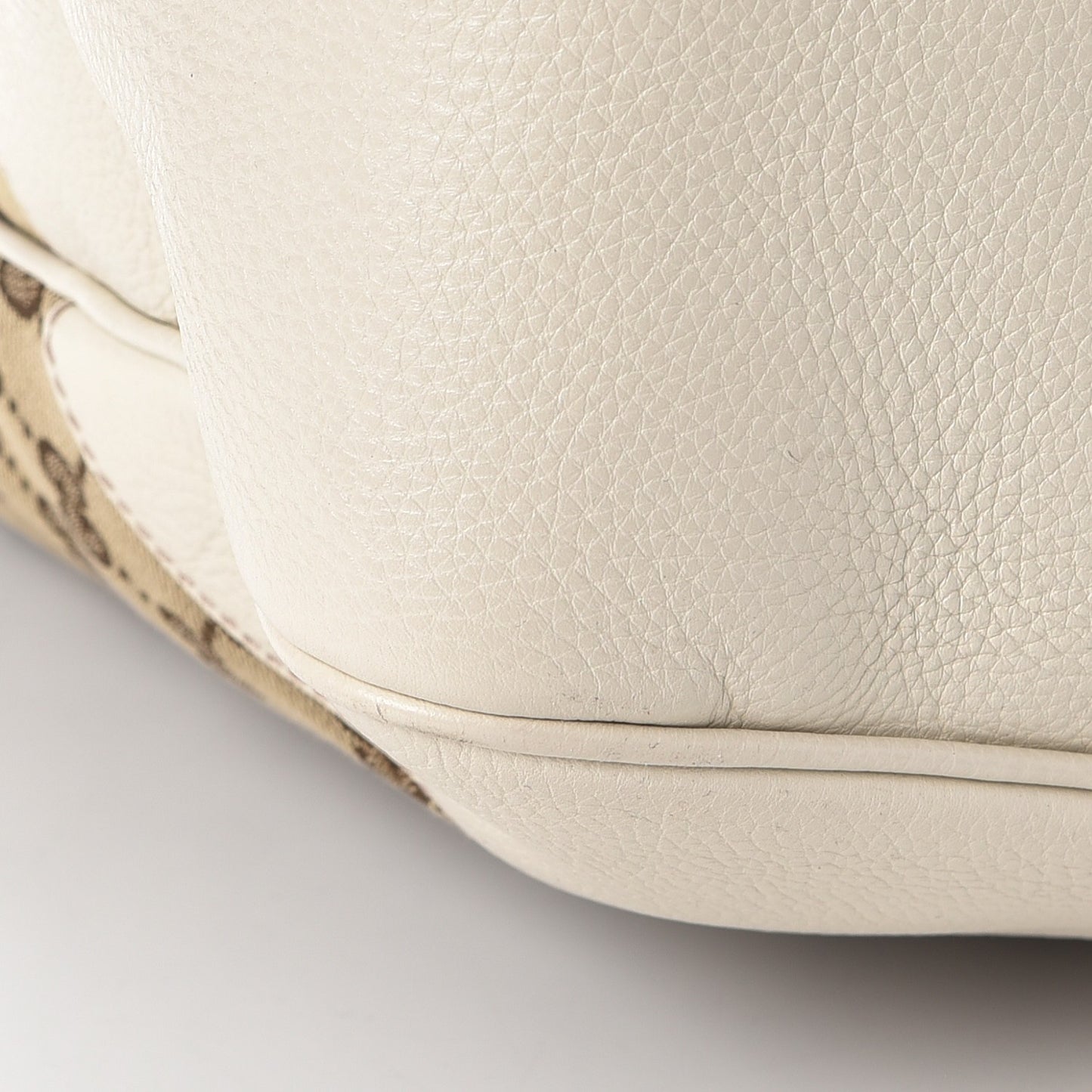Monogram Medium Diana Bamboo Shoulder Bag Off White