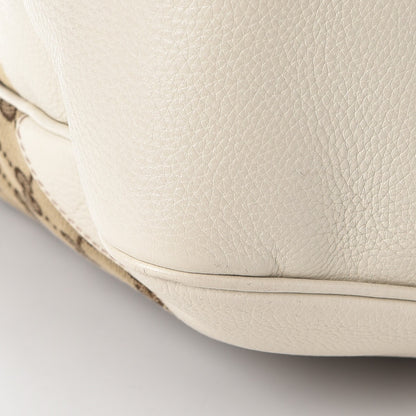 Gucci Monogram Medium Diana Bamboo Shoulder Bag Off White 11 of 14