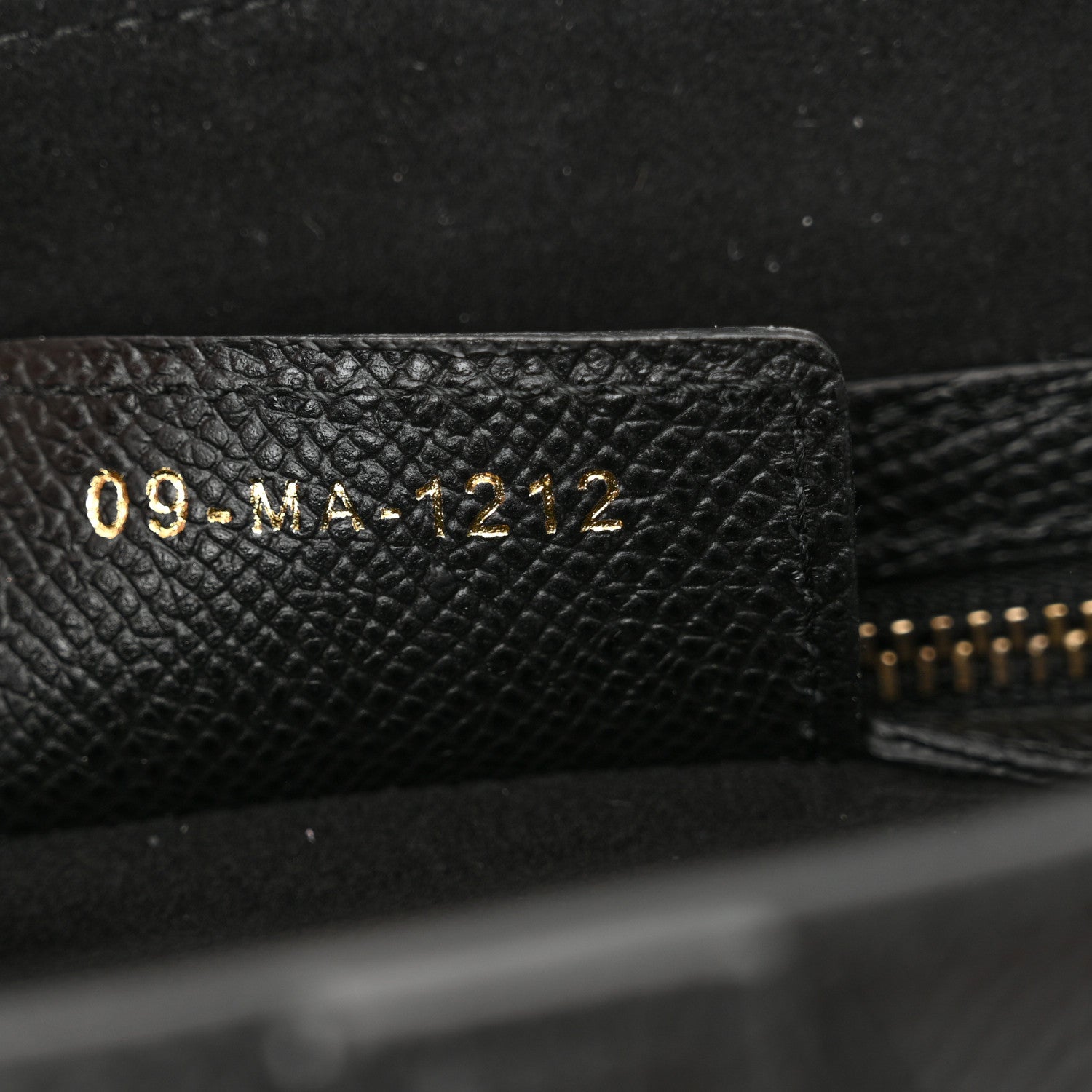 Christian Dior Grained Calfskin Saddle Bag With Strap Black 7 of 14