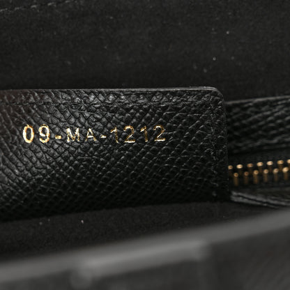 Christian Dior Grained Calfskin Saddle Bag With Strap Black 7 of 14