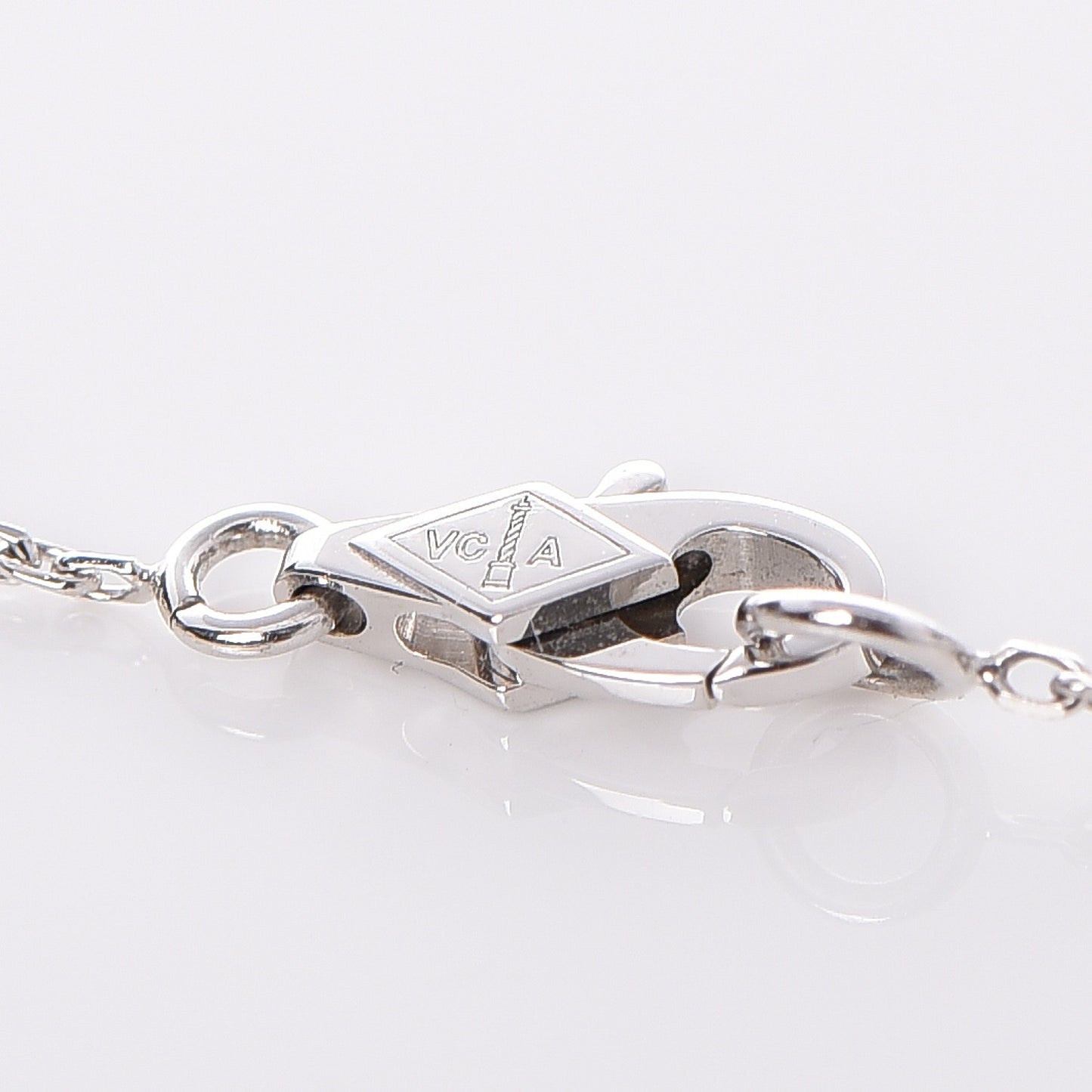 18K White Gold Turquoise Sweet Alhambra Butterfly Bracelet