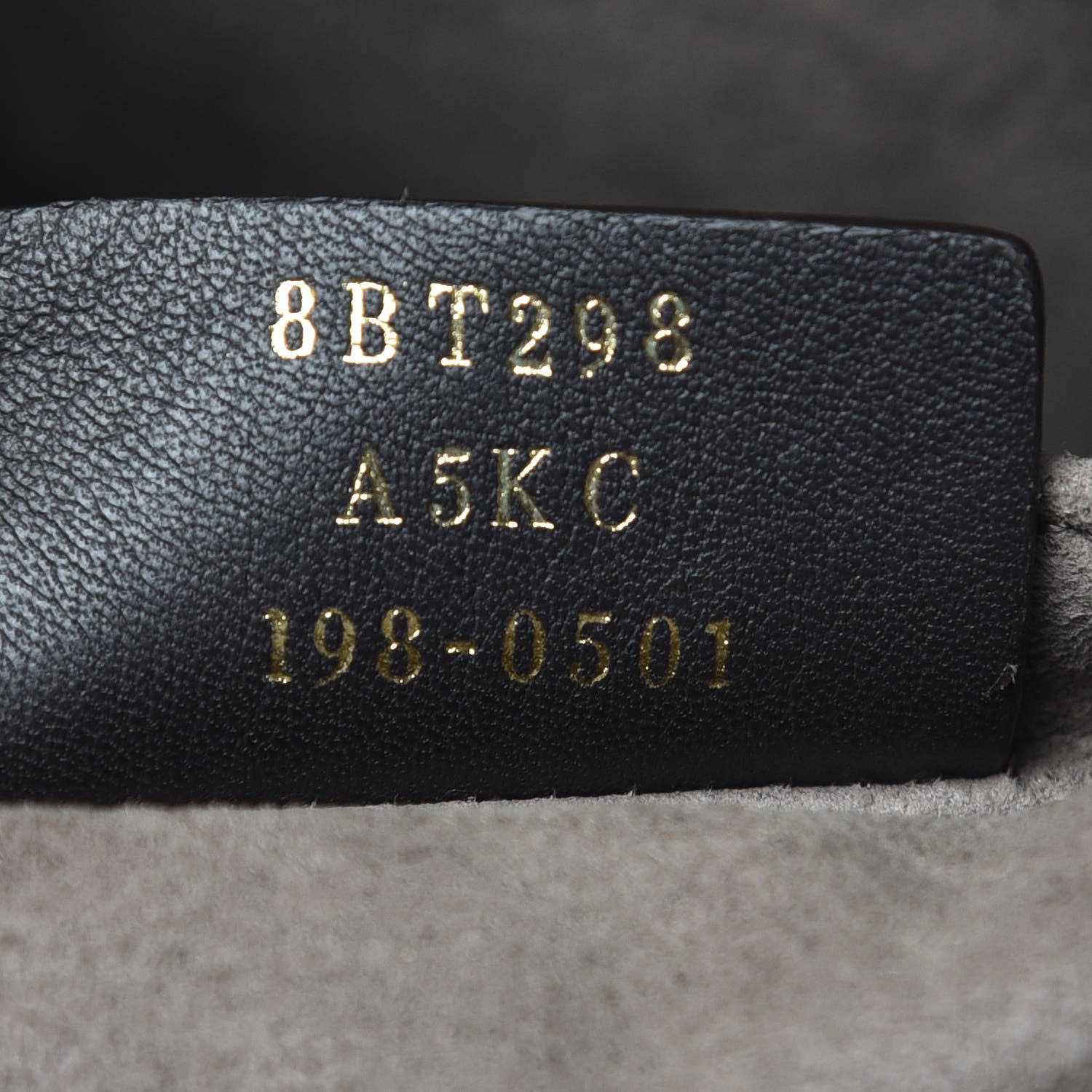 Fendi Glazed Fabric Vitello Grace F is Fendi FF 1974 Stamp Patch Grande Mon Tresor Bucket Bag Mogano Panna Black 7 of 10