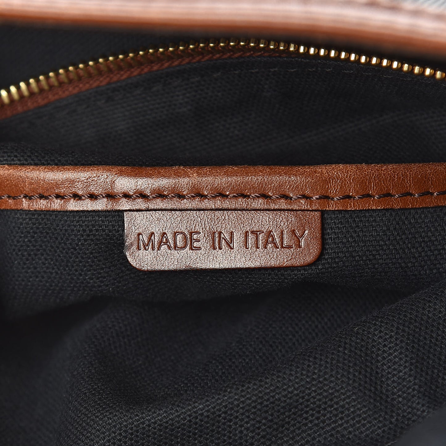 House Check Bridle Calfskin Medium Gosford Hobo Dark Tan