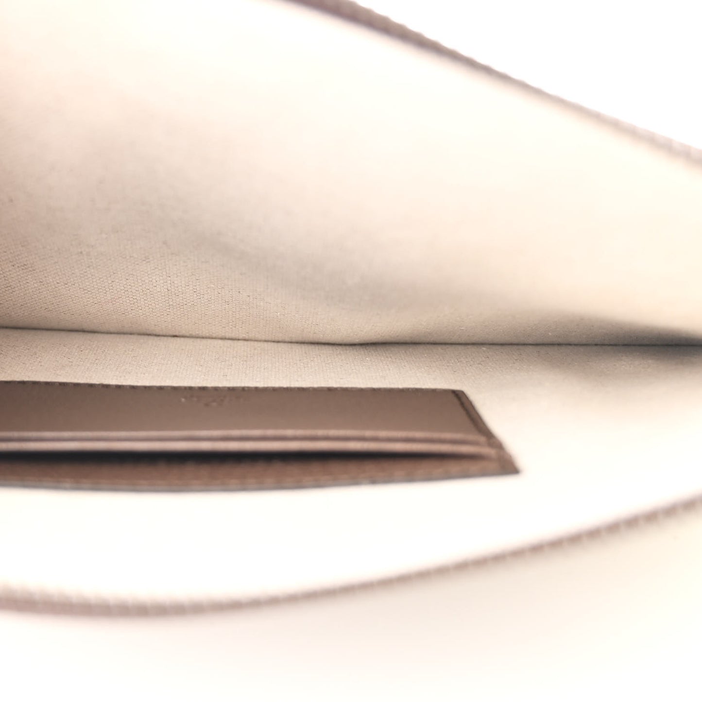 GG Supreme Monogram Web Ophidia Wristlet Pouch Brown