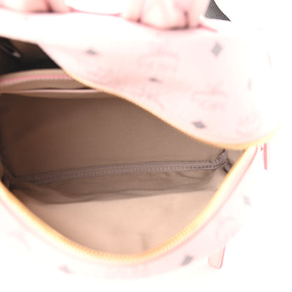 MCM Visetos Small Side Stud Stark Backpack Light Pink 4 of 8