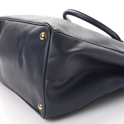 Prada Saffiano Lux Medium Tote Baltico 14 of 20
