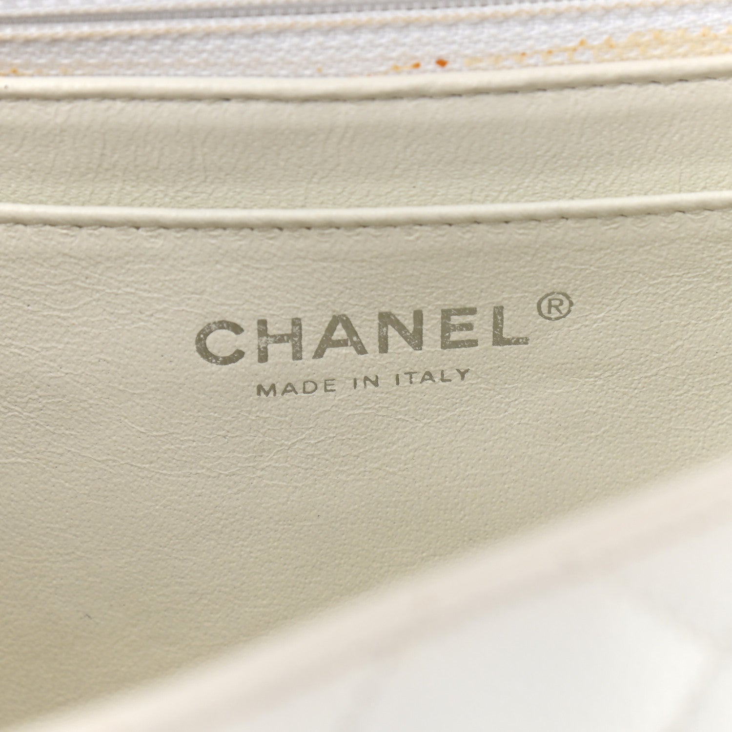 Chanel Caviar Quilted Jumbo Double Flap White 5 of 16