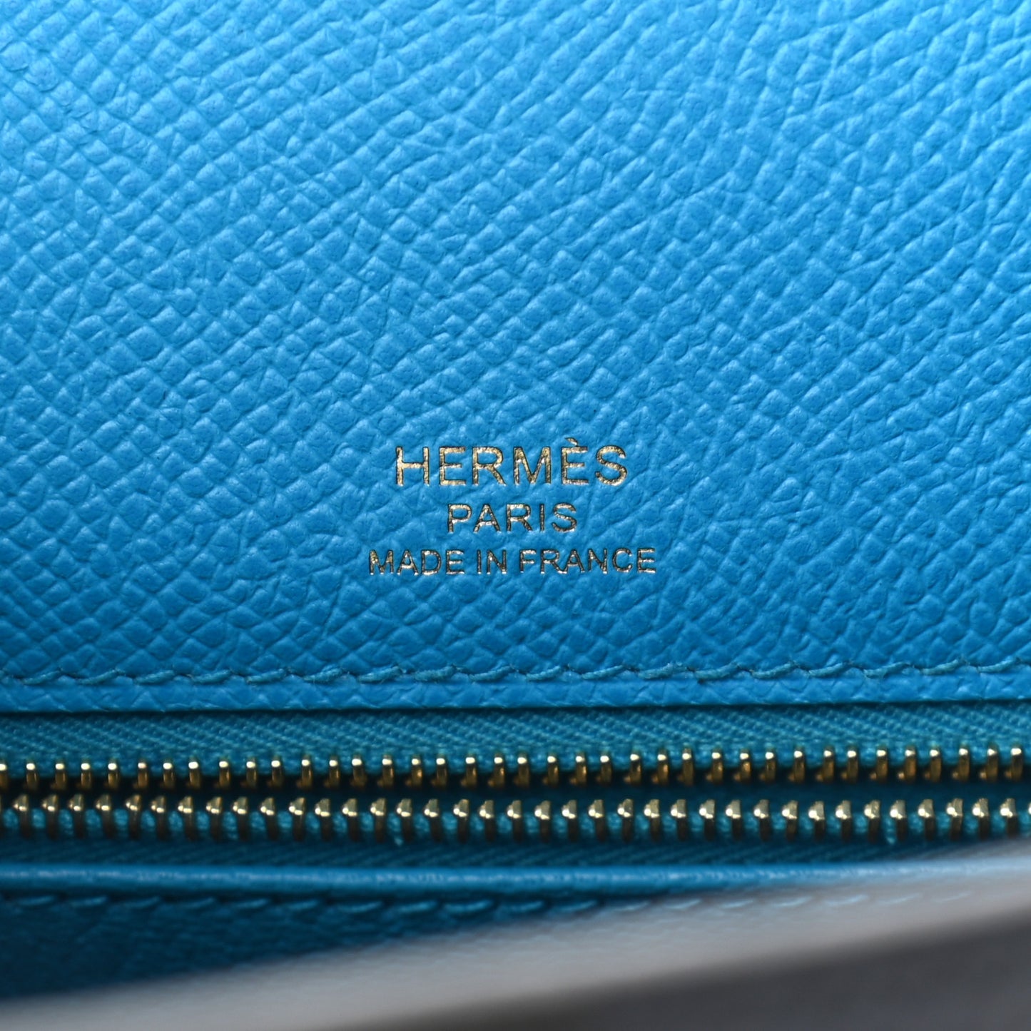 Epsom Casaque Kelly Sellier 28 Bleu Indigo Black Bleu Frida