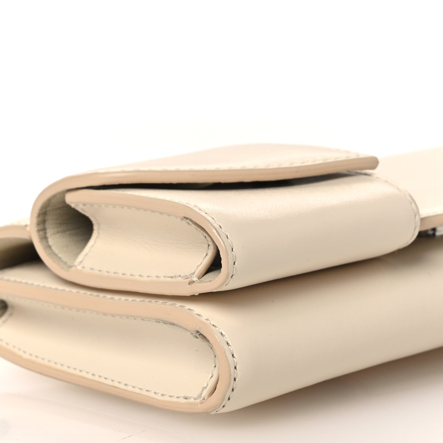 The Row Smooth Calfskin Horizontal Belt Bag Ivory 15 of 19