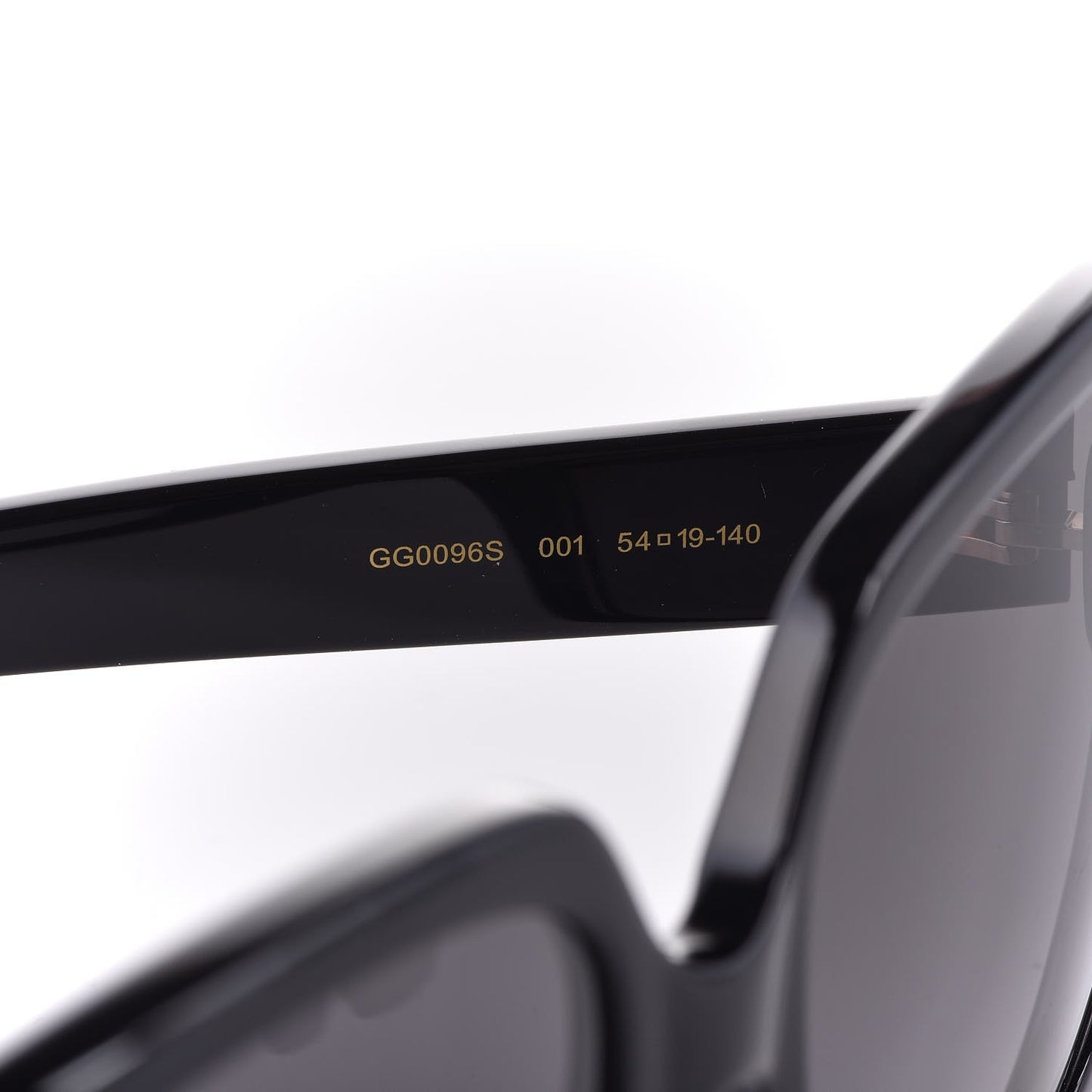 Acetate Square Frame GG0096S Sunglasses Black