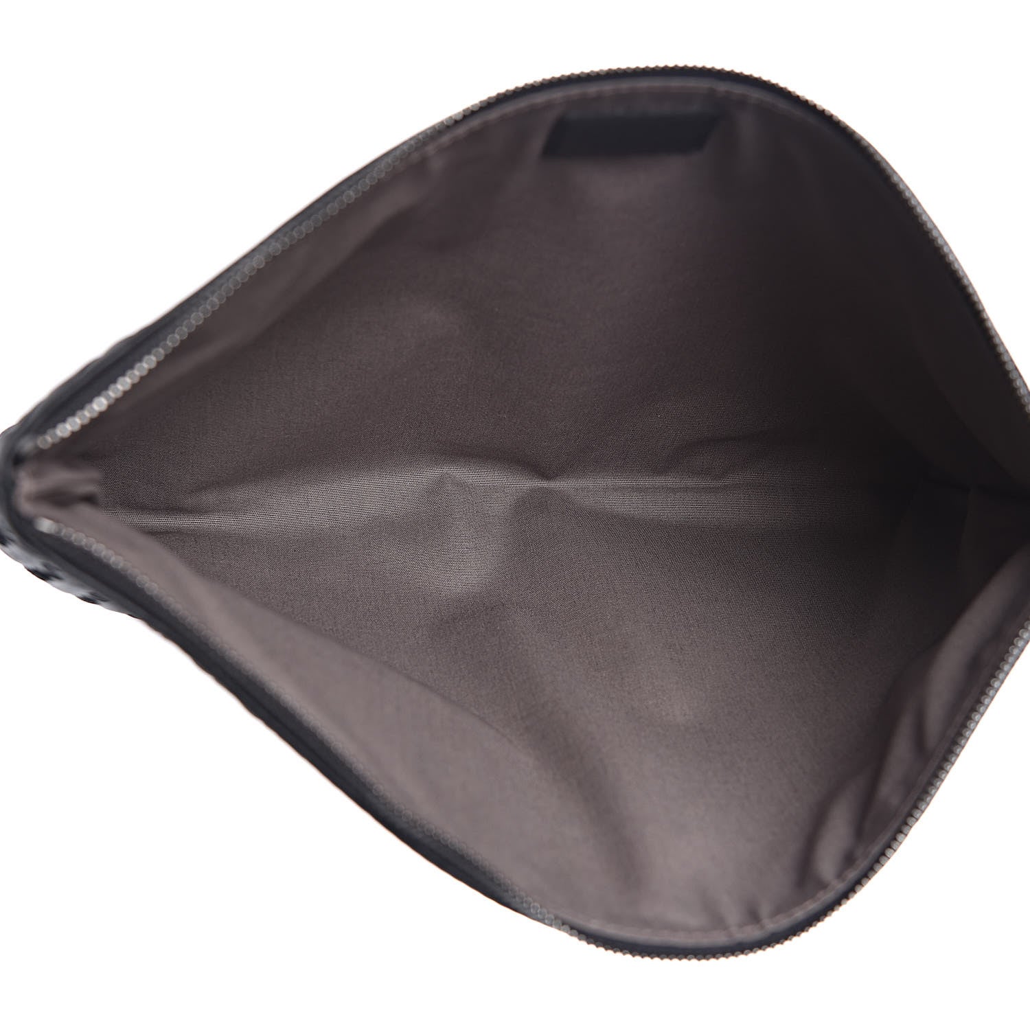 Bottega Veneta Nappa Intrecciato Large Flat Zip Biletto Pouch Black 5 of 7