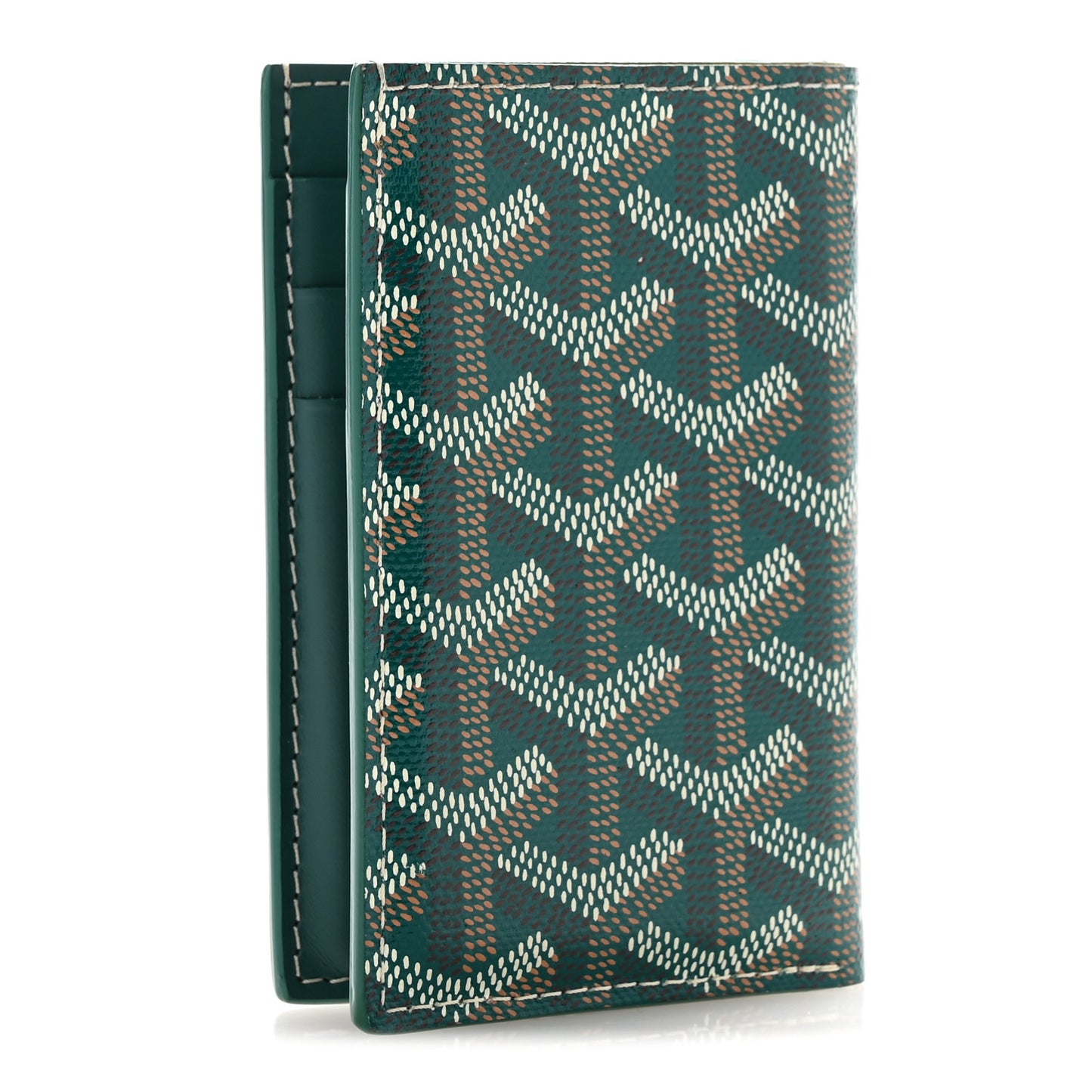 Goyardine Saint Pierre Card Holder Green