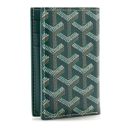 Goyard Goyardine Saint Pierre Card Holder Green 3 of 8