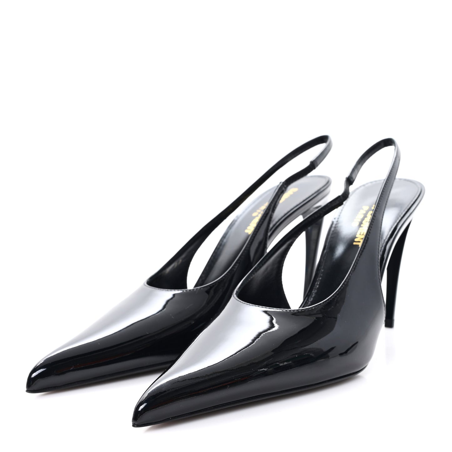 Vernice Grupy Kendall 90mm Slingback Pumps 37 Black