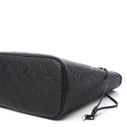 Louis Vuitton Empreinte Monogram Giant Neverfull MM Black 8 of 12