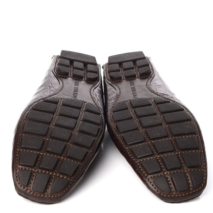 Louis Vuitton Mens Crocodile Monte Carlo Loafers 10 Cacao 5 of 10
