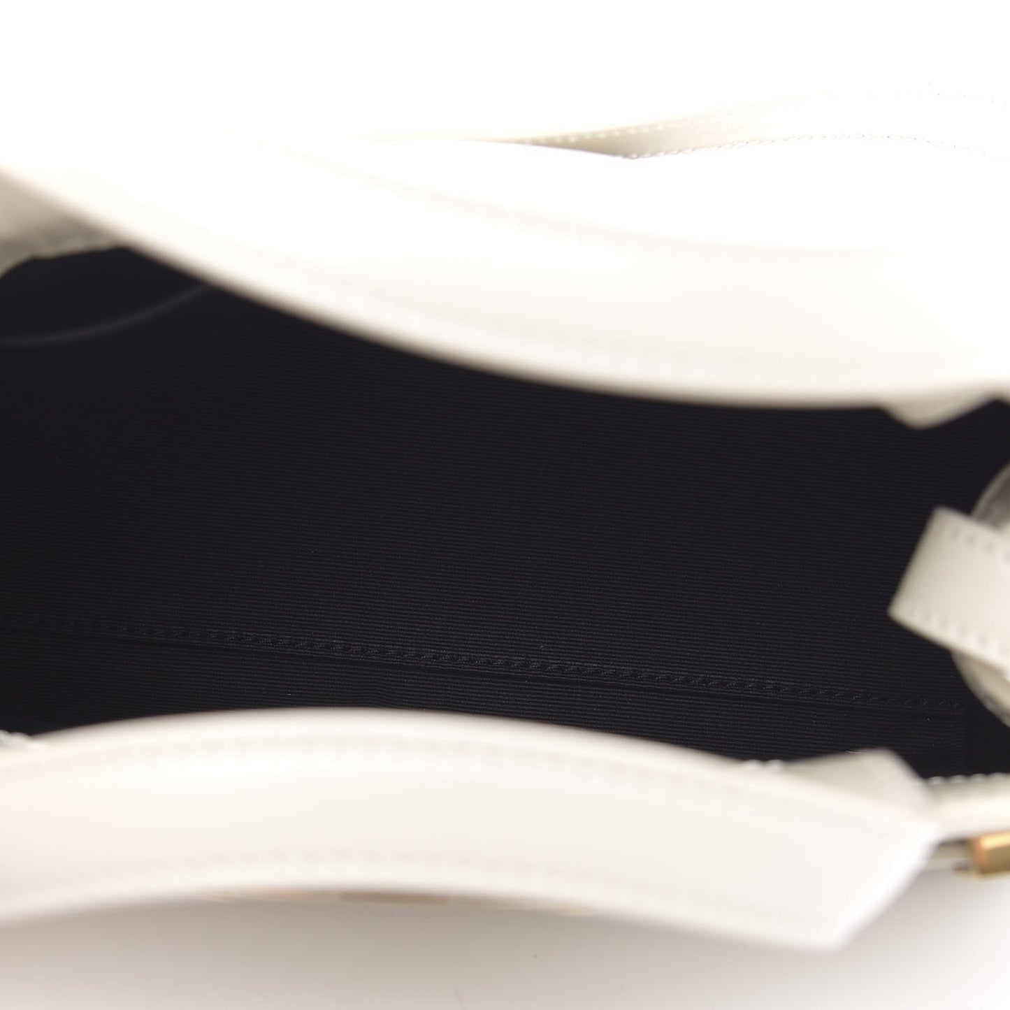 Smooth Calfskin Nano Manhattan Shopper Tote Ivory