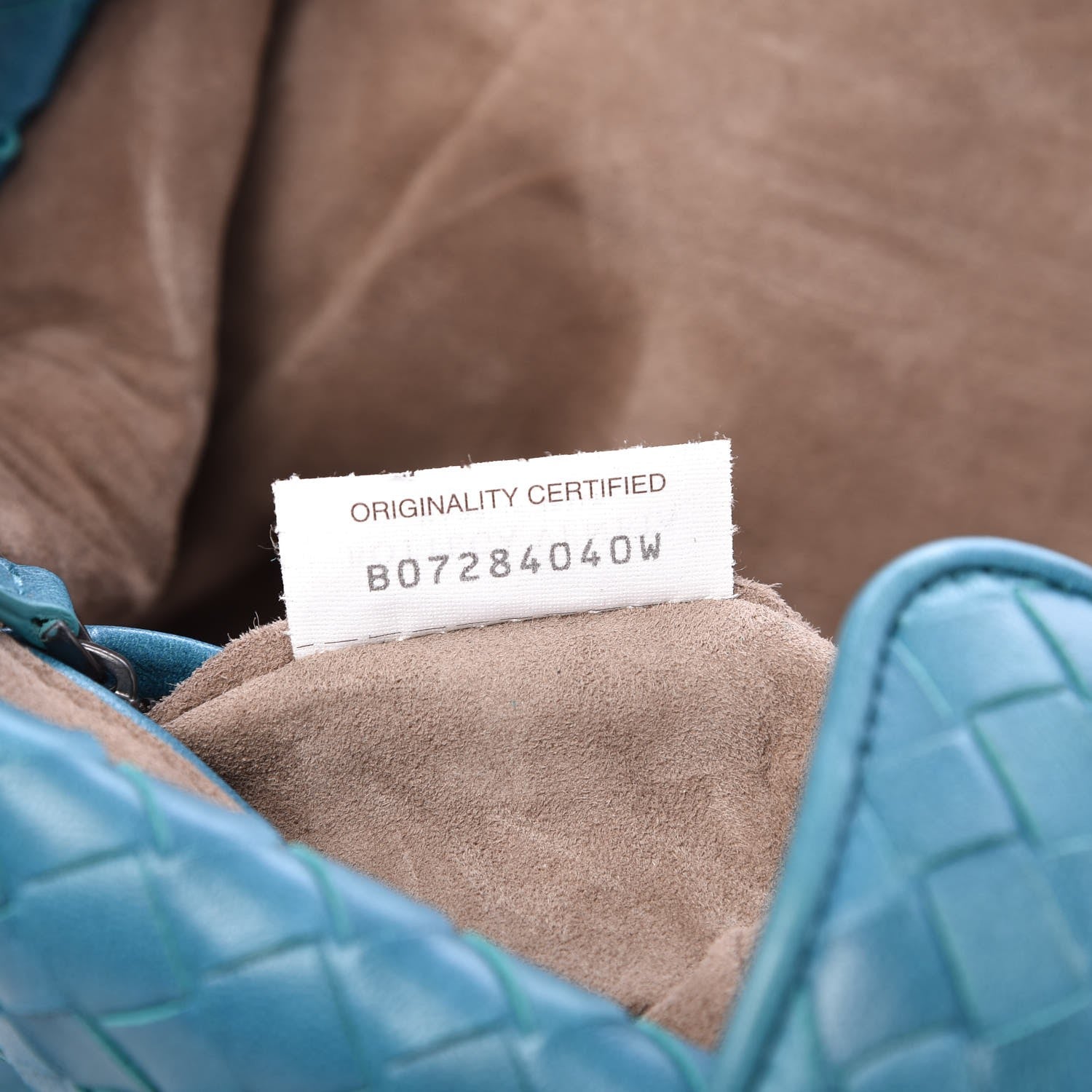 Bottega Veneta Nappa Intrecciato The Lauren 1980 Clutch Aqua 7 of 7