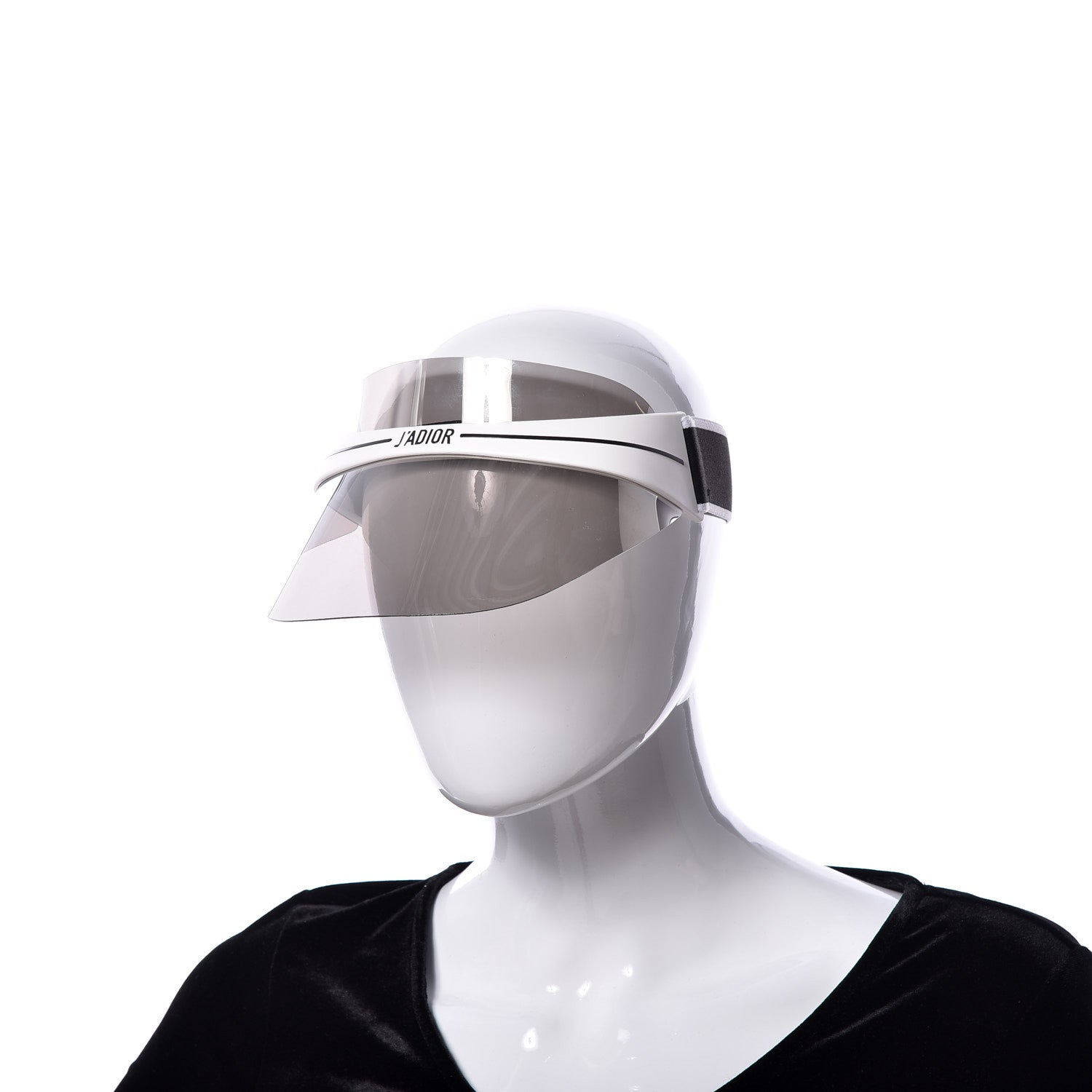 Christian Dior Mirrored DiorClub1 Sun Visor Black 3 of 10