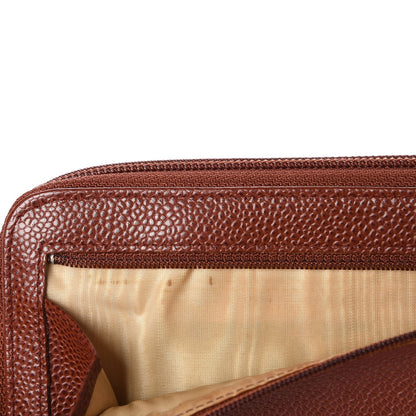 Chanel Caviar Large Timeless CC Gusset Zip Around Wallet Brown 9 of 10