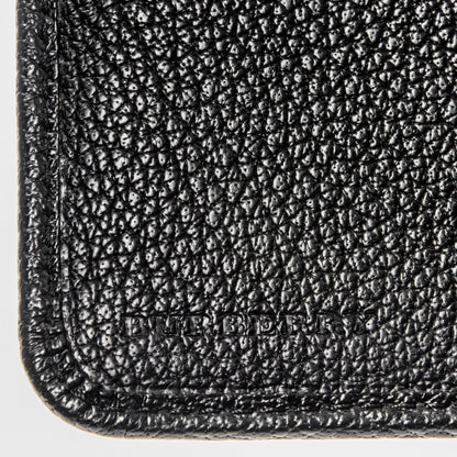 Burberry Signature Grain Calfskin Compact Wallet Black 7 of 8