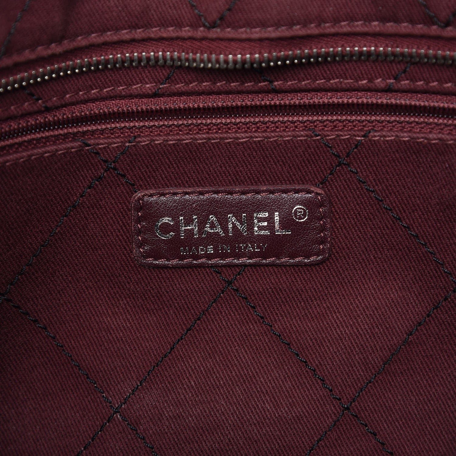 Chanel Grained Calfskin Shopping Fever Tote Black 7 of 9