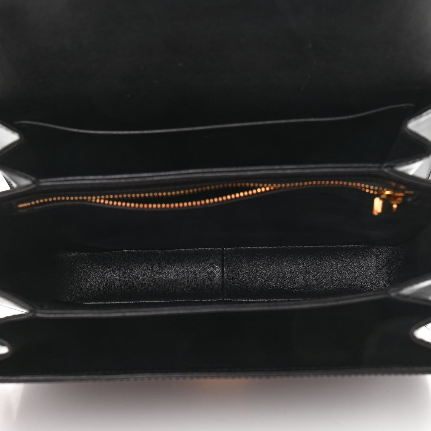 Shiny Calfskin Medium Triomphe Black