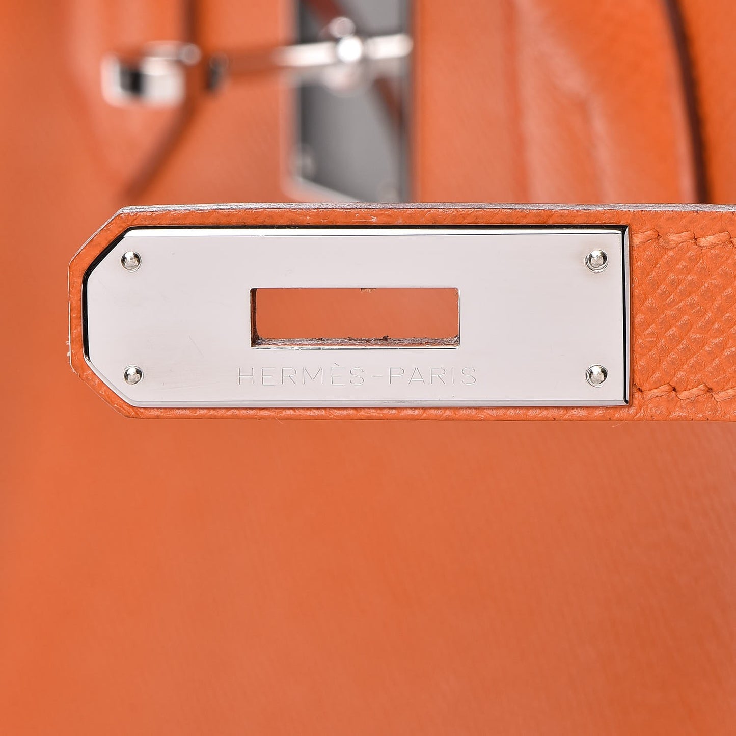 Epsom Birkin 35 Orange